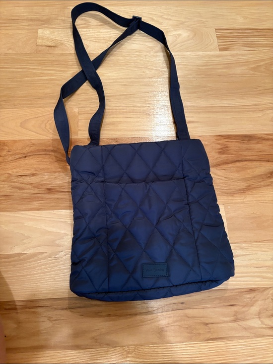 Vera Bradley Handbags - Vera Bradley Blue Quilted Crossbody Bag NWOT